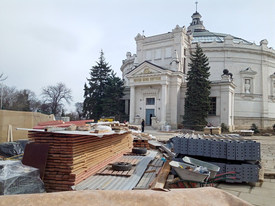     Ремонтные работы начались. Ирина Неверова