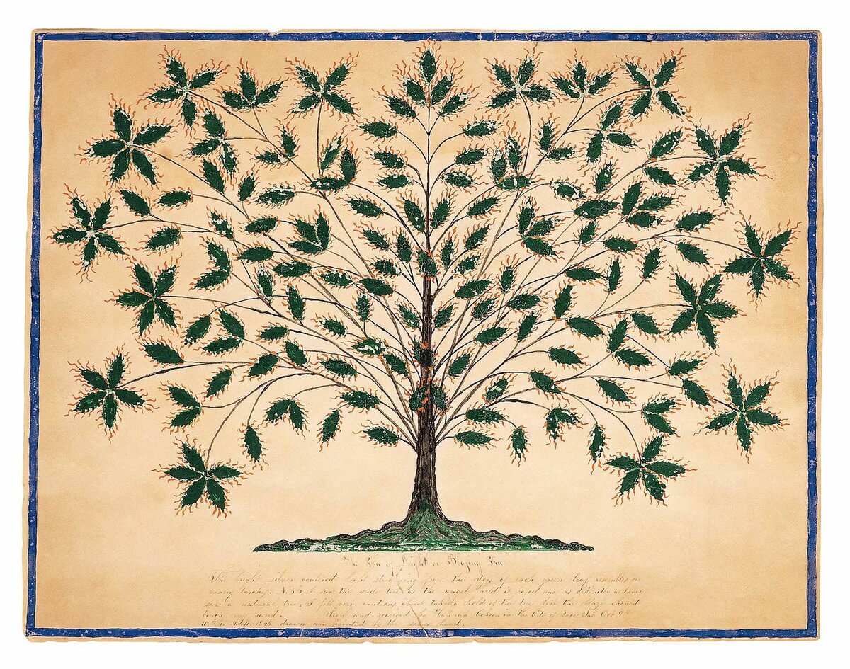Древо жизни, или Пылающее дерево. 1845