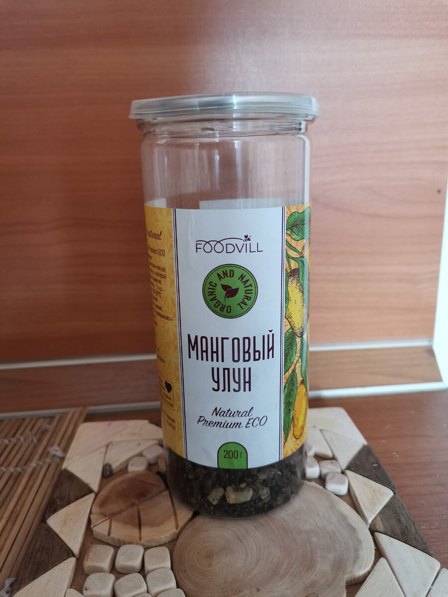 Внешний вид "Манговый улун" (торговая марка  "FOODVILL")