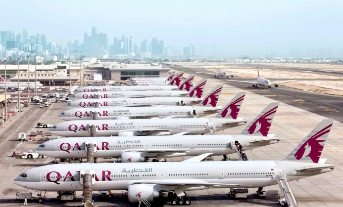 Самолеты Катарских авиалиний стали одними их тех кто заменил на магистральных маршрутах американские и европейские авиакомпании (фото с сайта tourprom.ru)