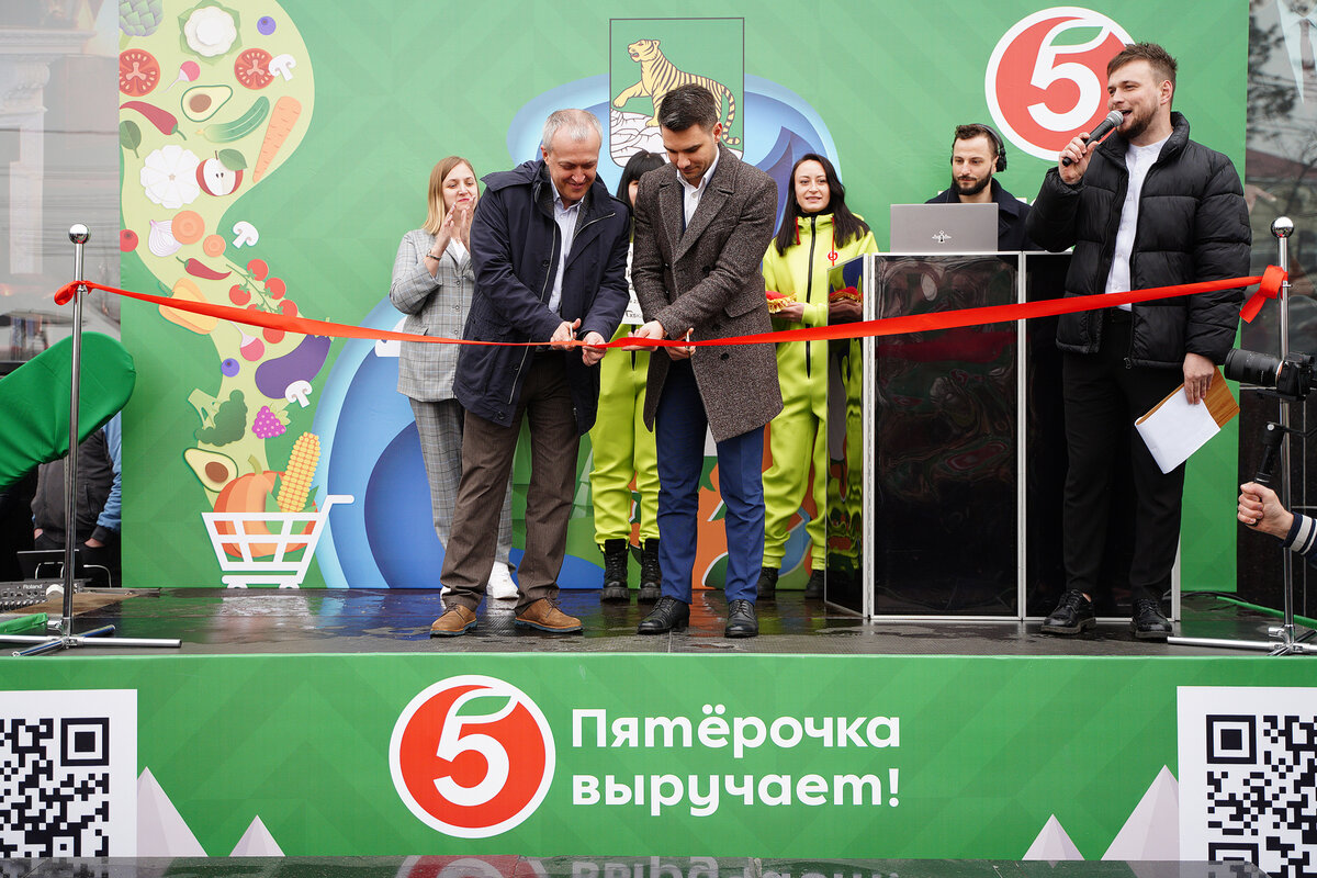 X5 Group объявляет о начале операционной деятельности торговой сети «Пятёрочка» в Приморском крае, ставшем для неё 68 регионом присутствия.-1-2