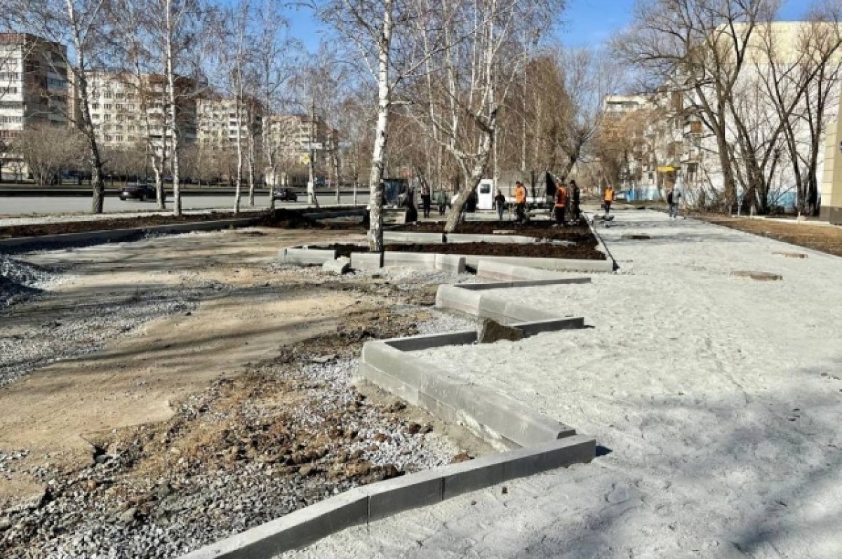    Новый участок начали благоустраивать на проспекте Победы в Челябинске