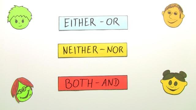 Either or neither nor both and презентация