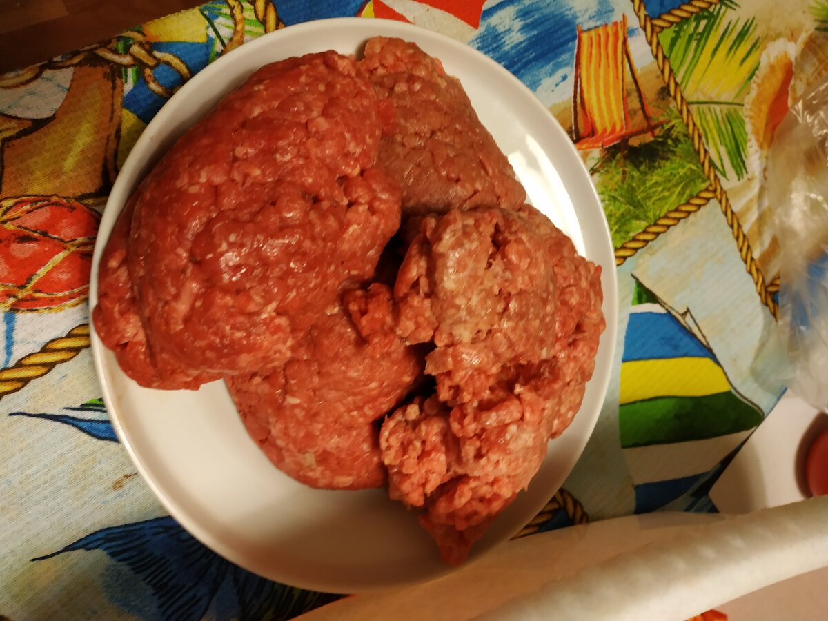 Фарш домашний и говяжий
