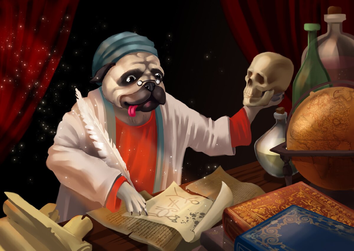 Голова совершенно пустая. Не собачья