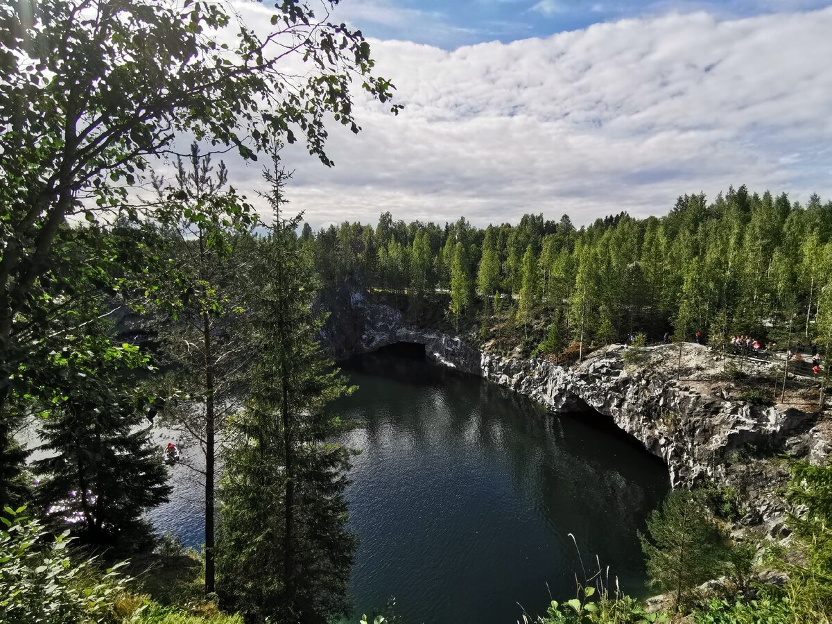 Сортавала мраморный каньон