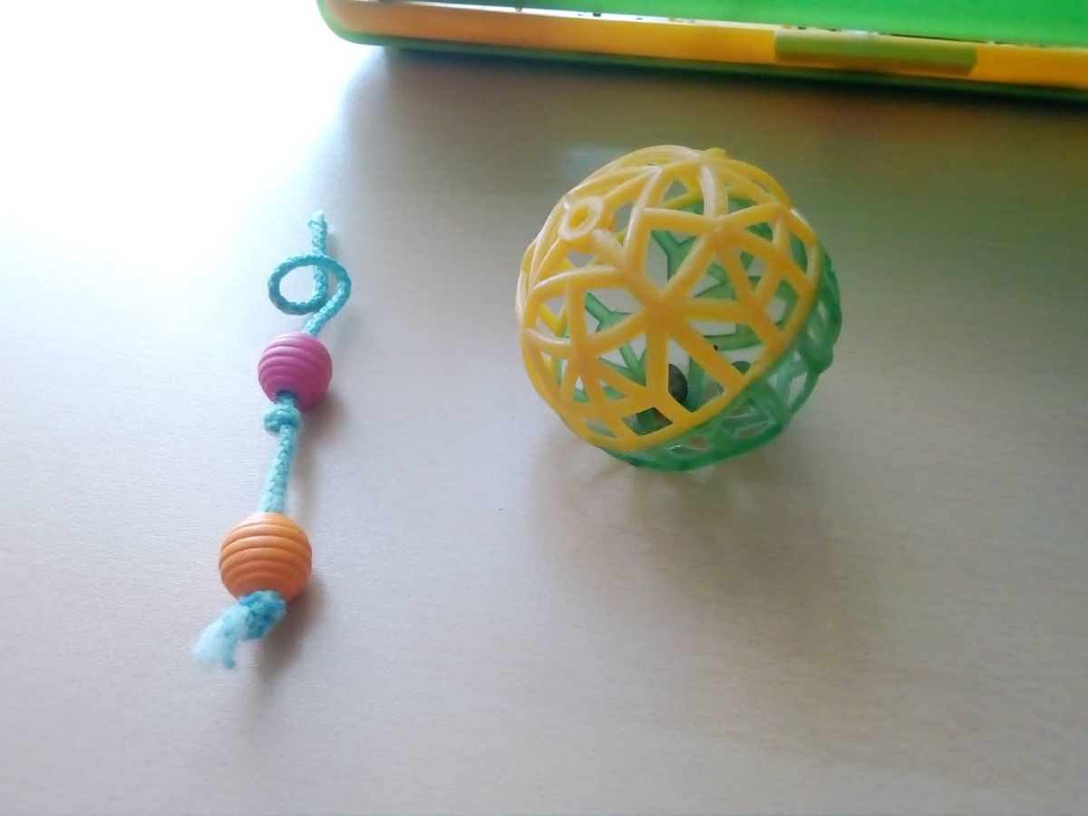 Любимые игрушки моего пернатика