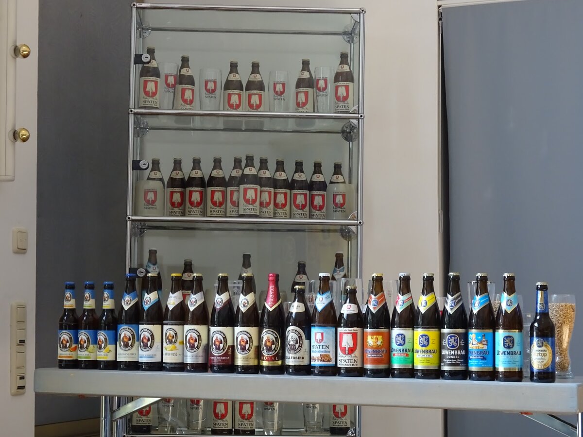 Выбор пива на пивоварне Spaten(Германия)