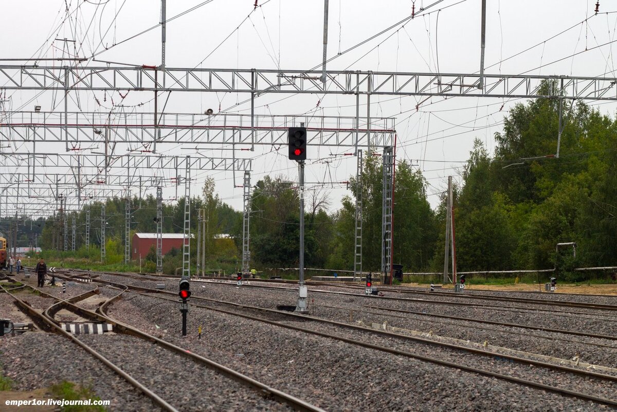 Выходные сигналы на Белый Городок. ст. Савелово