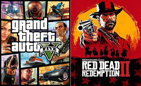 GTA 5 и RDR 2 от 800 рублей.