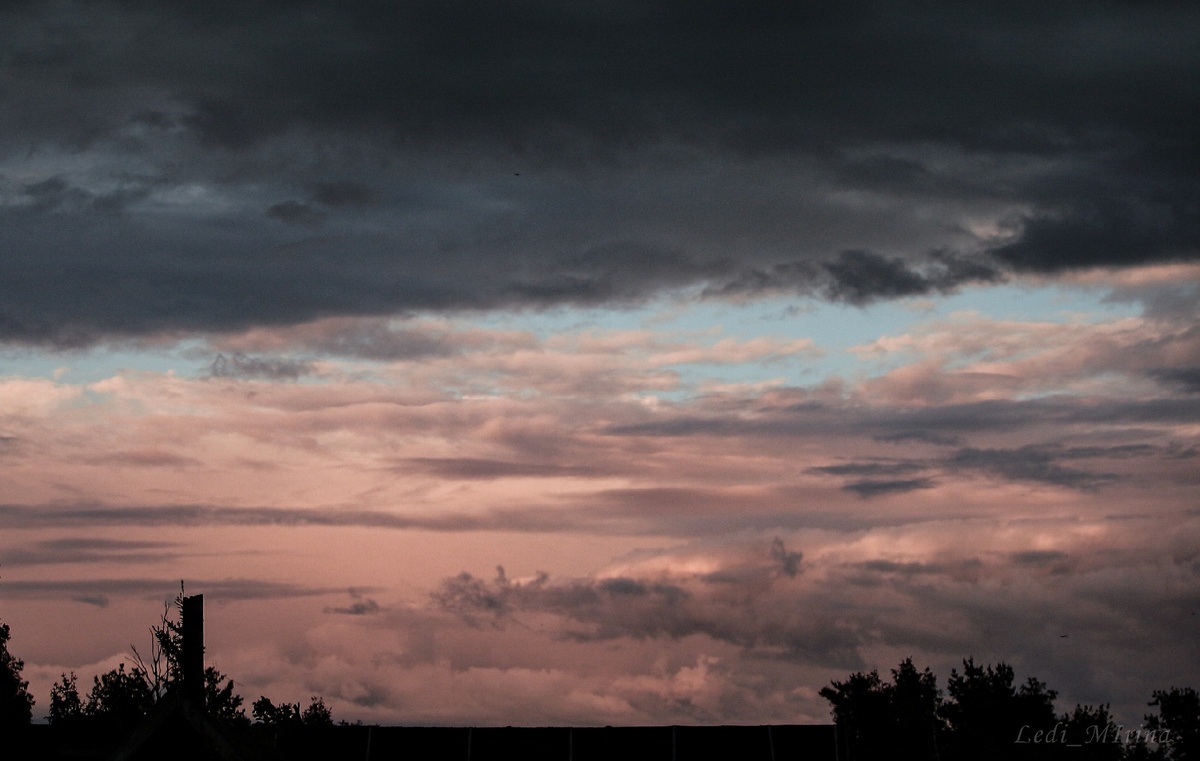 фото заката в садоводстве "Новая Ропша"