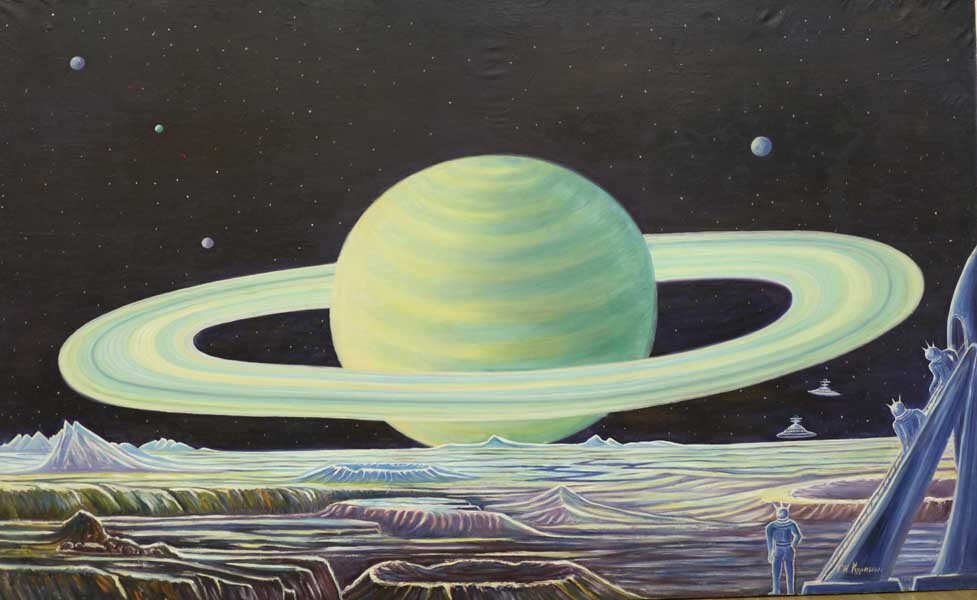 Картины художников о космосе