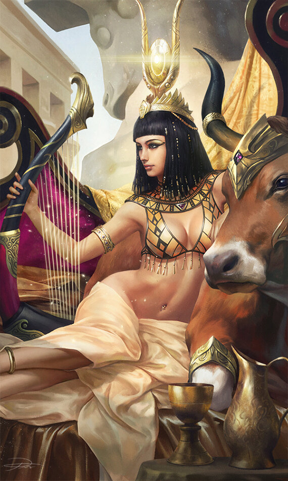 Богиня Хатхор.