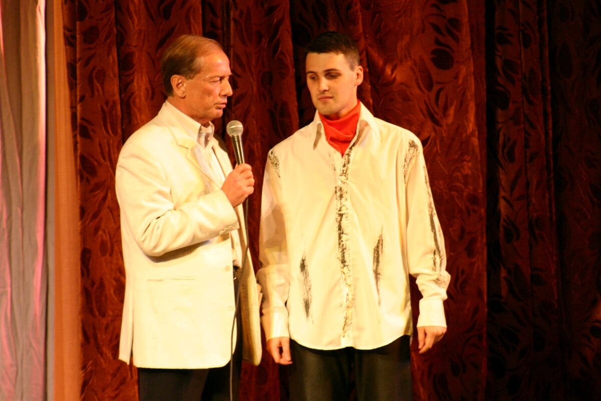 Первое выступление с М. Задорновым. Март 2004 года, ДК ВЭФ. Фото Игоря Тарасенко