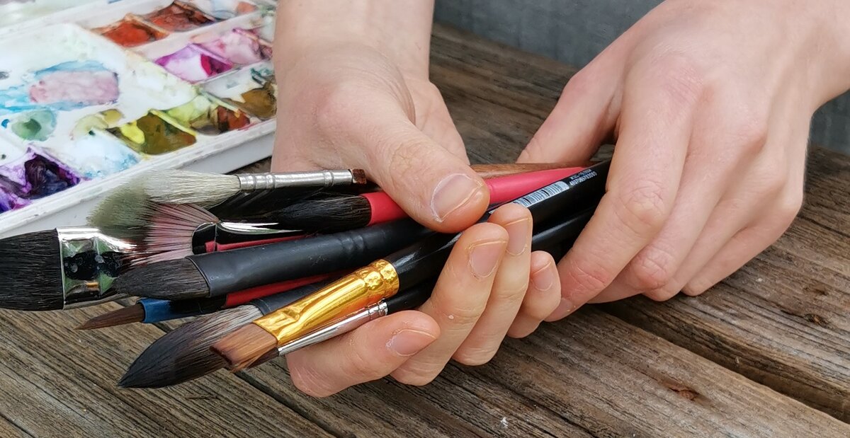 Советы художникам, как дольше сохранить кисти в хорошем состоянии