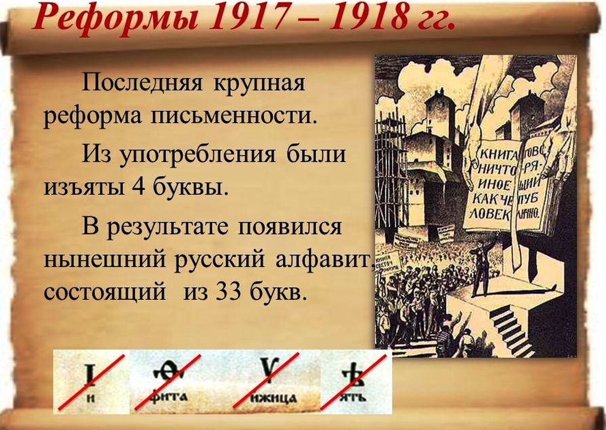 Реформы русского языка... фото (Яндекс)