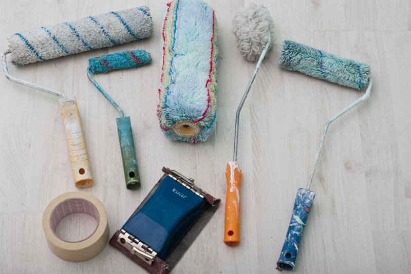 
Инструменты для покраски.