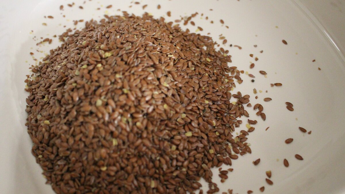 Семена льна сырые