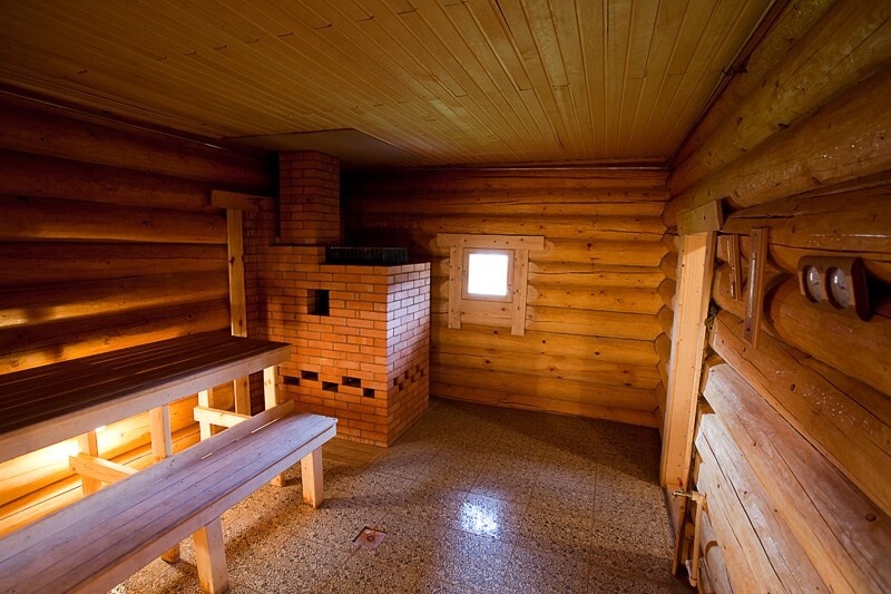 Баня внутри