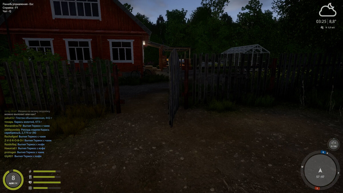 Сам дом (снаружи)