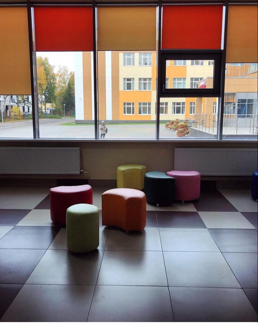 Школа "Перспектива", построена по современному проекту в 2018 году