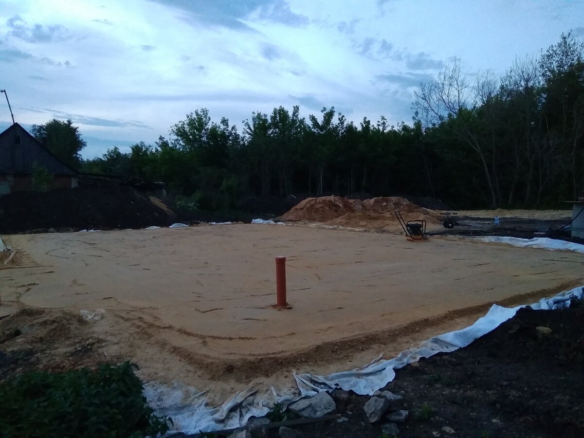 Готовая площадка для сборки опалубки 🛠️