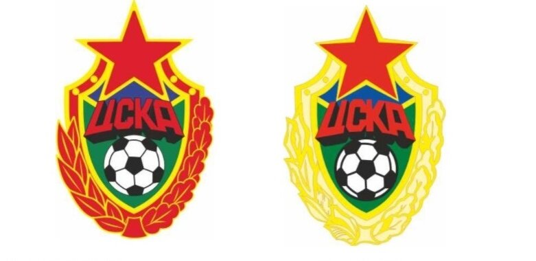 Засечки логотип CSKA