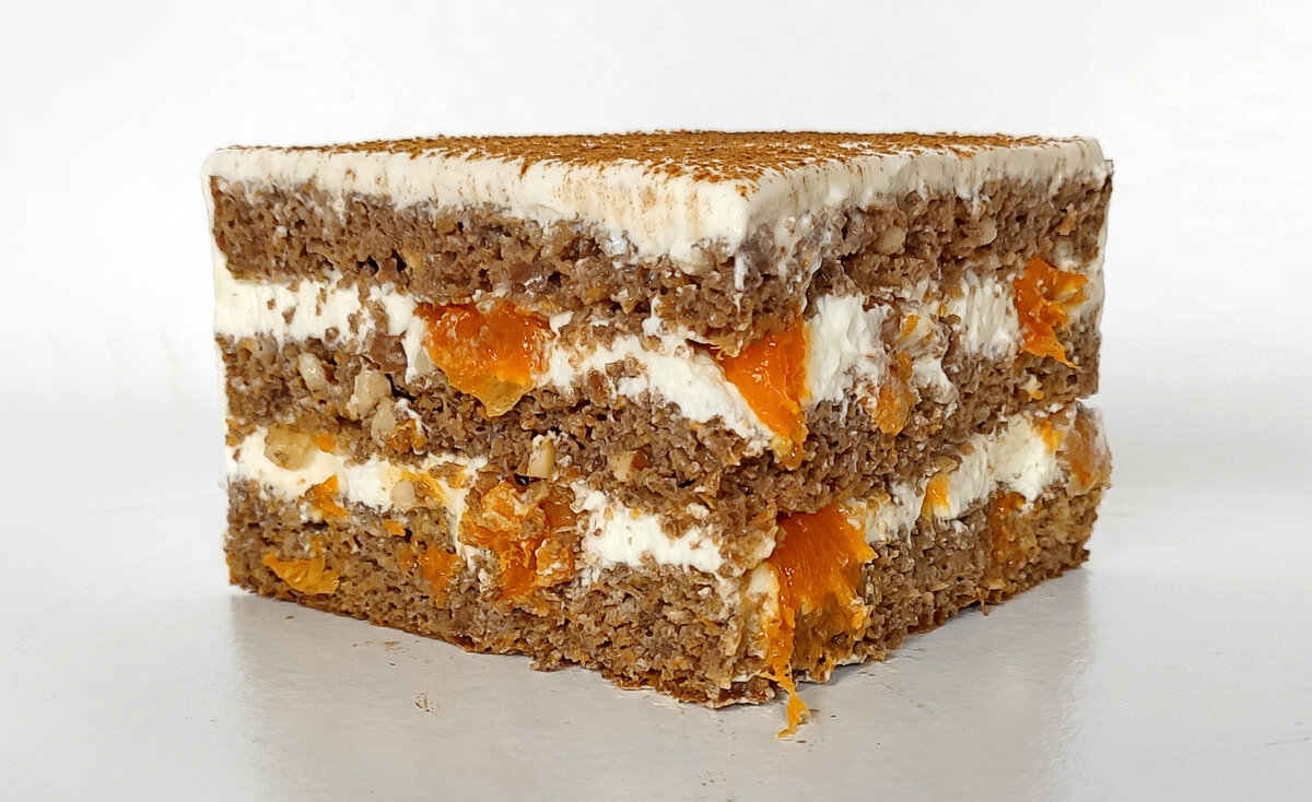 Низкокалорийный морковный пп торт