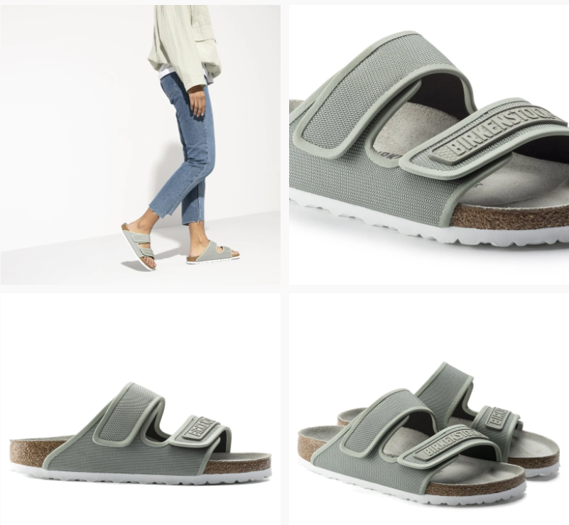 Сандалии Birkenstock  Classic  Delft  Microfibre  Desert  Sage  Sandals.
