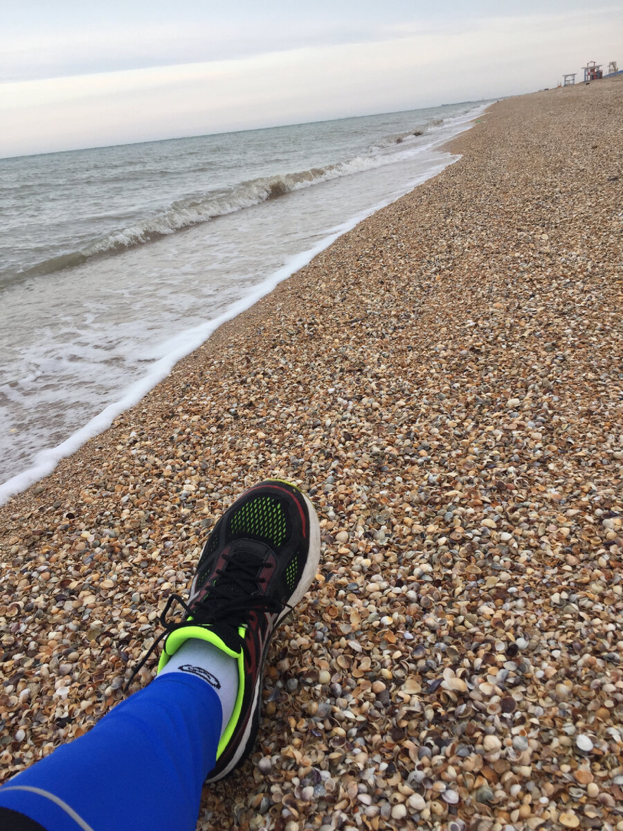 Фото автора. По такой поверхности босиком не рискнул.