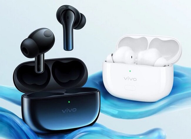 Два цвета беспроводных наушников Vivo