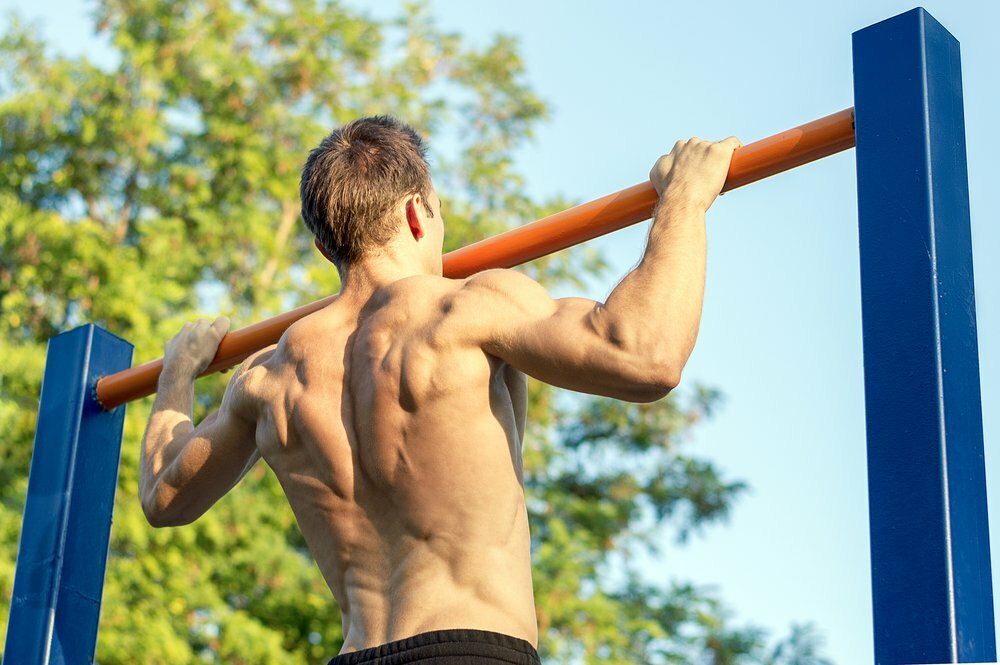 Неоспоримым достоинством подтягиваний на турнике является формирование правильной формы бицепса и мышц предплечья. Приобретение сильного кистевого хвата. При подтягивании значительно укрепляются кисти, ведь на них идет основная нагрузка веса тела.