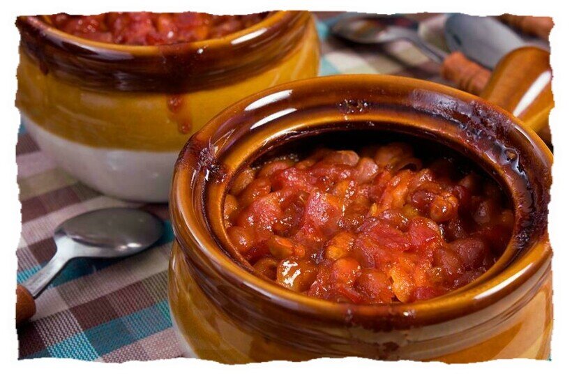 Фасоль в горшочке. Жареная фасоль. | Михаил Слободин | Дзен