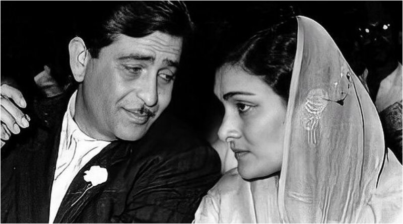 Радж Капур с женой Кришной