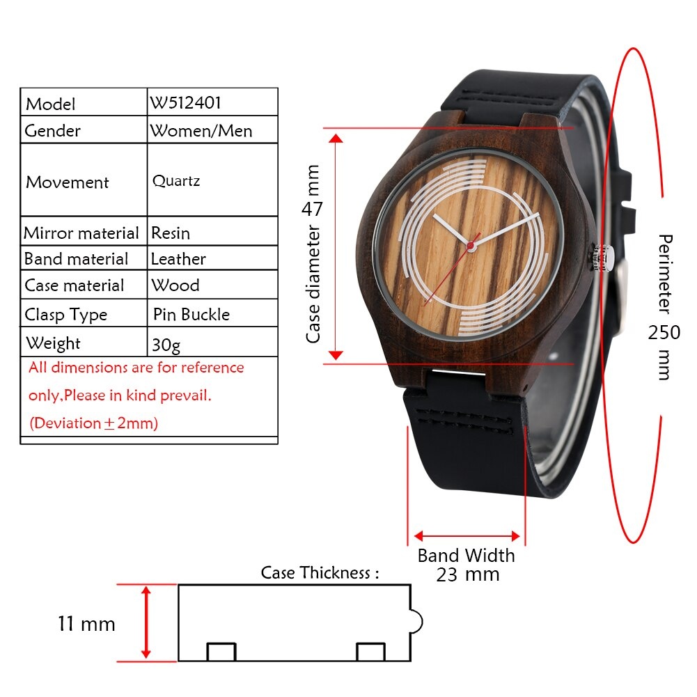 Деревянные наручные часы