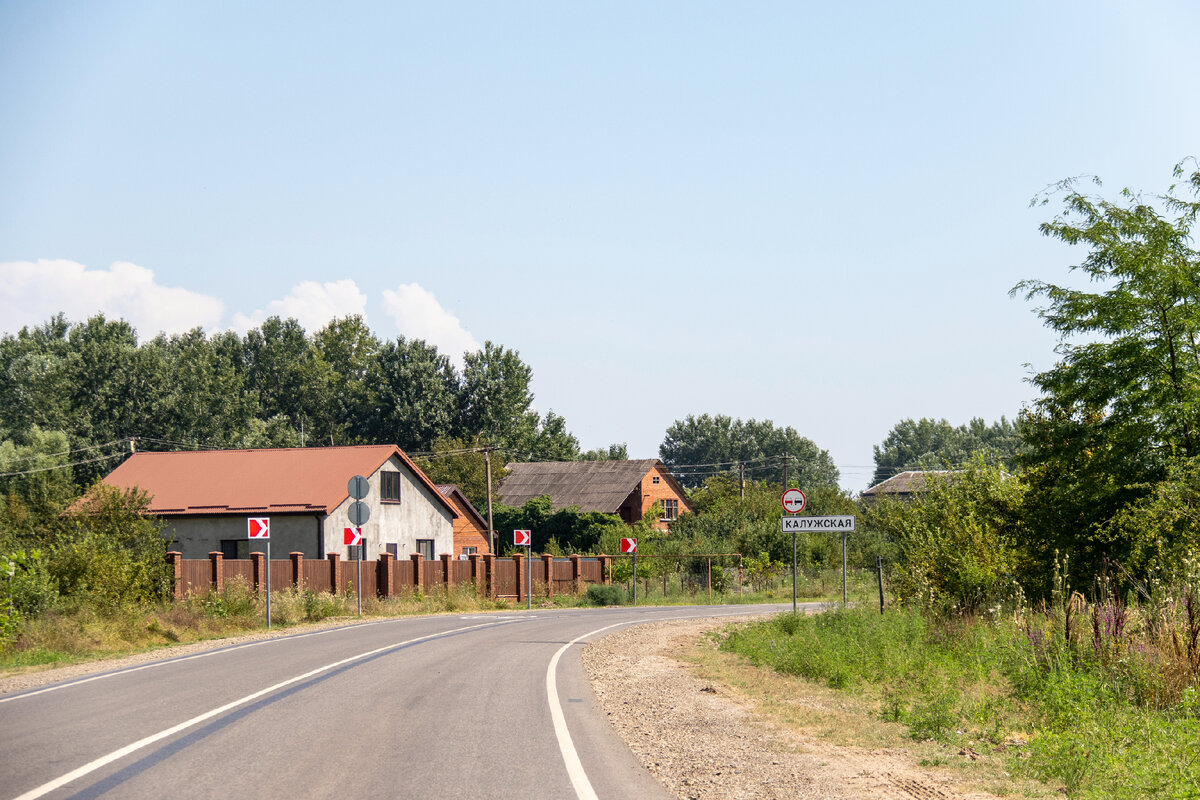 Станица калужская карта