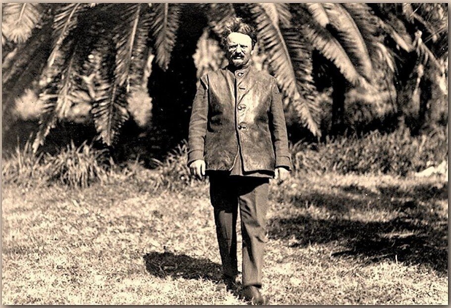 Переоцененный теоретик социализма Троцкий в Сухуме – зима 1924 г.