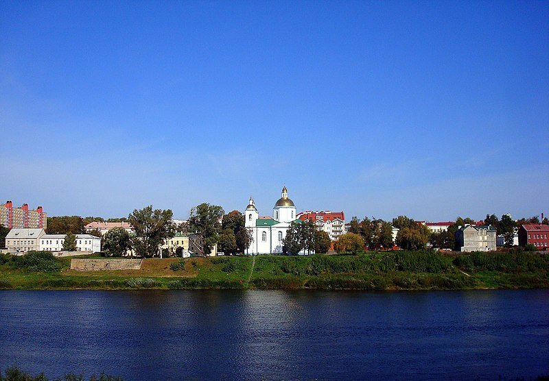 Полоцк над Западной Двиной
