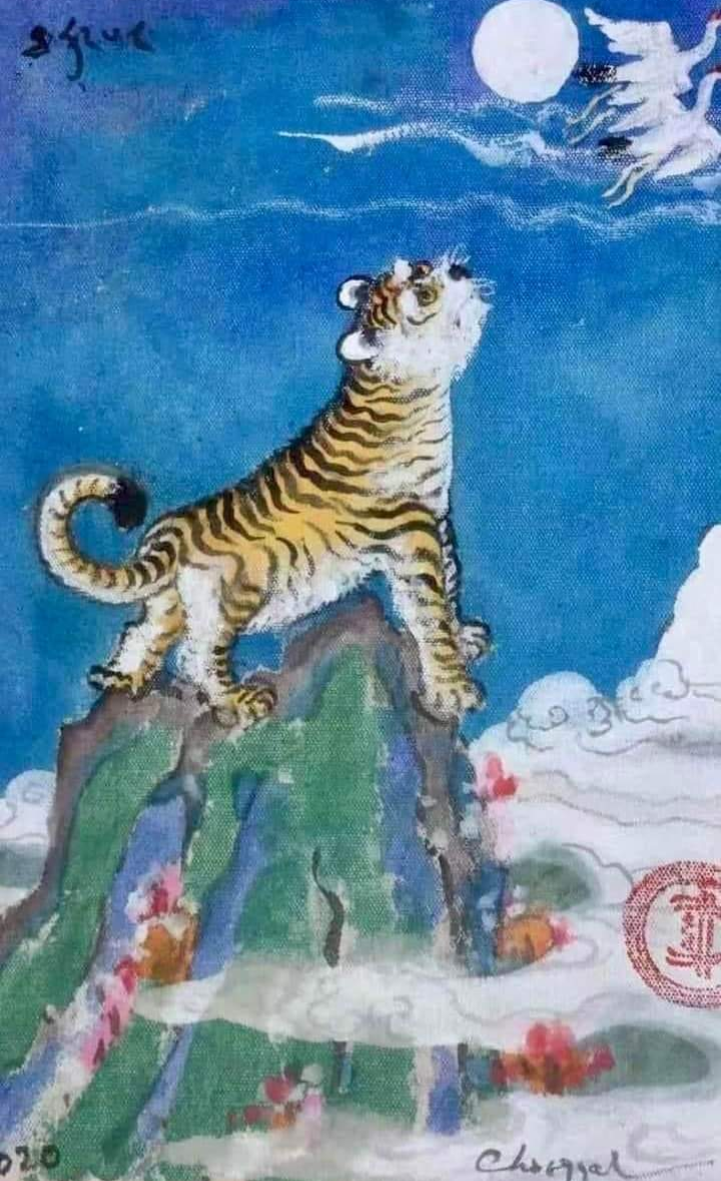 Картина Чёджела Ринпоче 