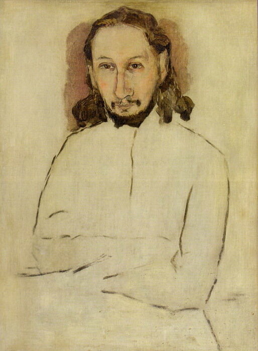 В.А. Комаровский (1883-1937). Потрет о. Павла Александровича Флоренского (1882-1937). 1924 г. 