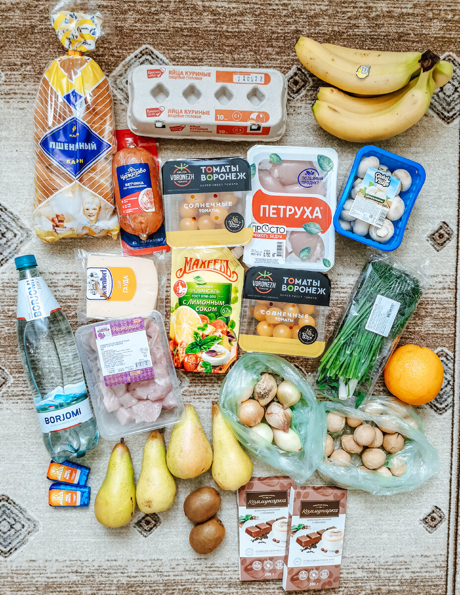 Покупки из Пятёрочки 