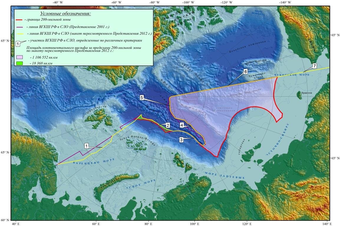 Территориальные воды россии карта