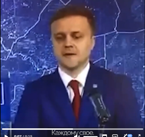Кадр из выступления Диденко
