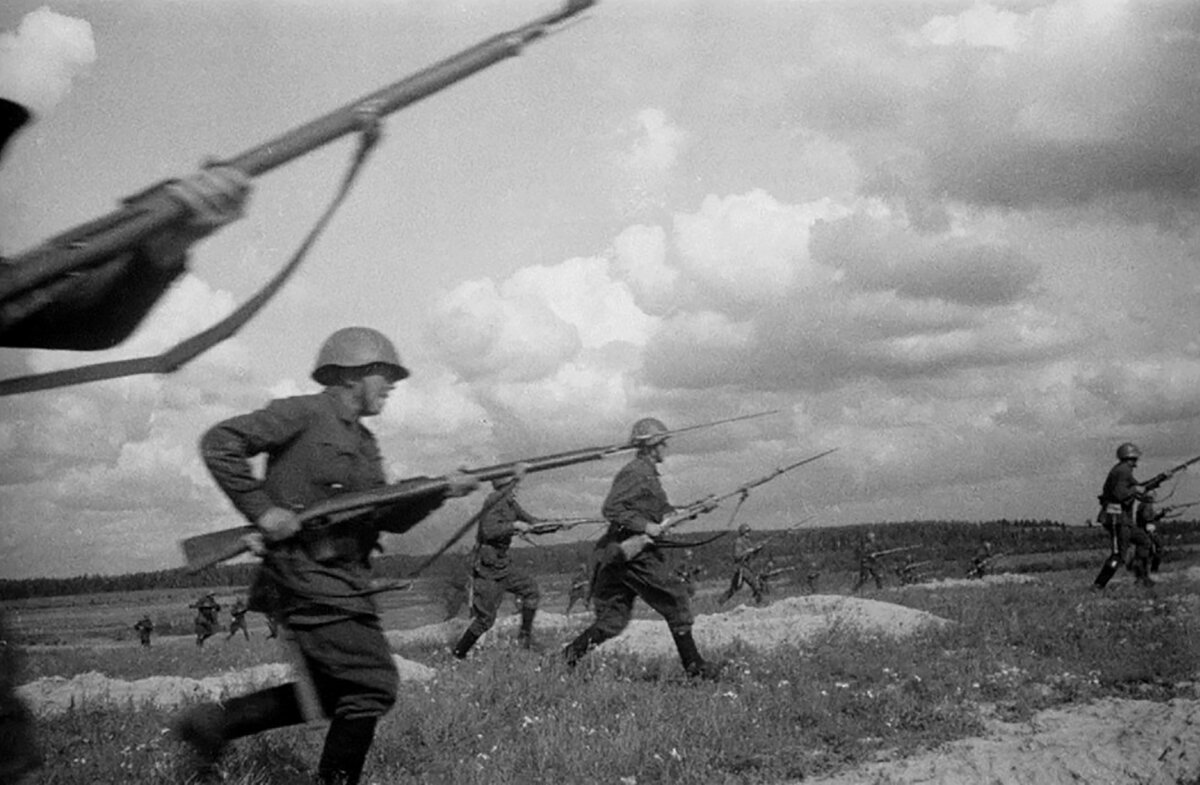 Фотография сделанная советскими корреспондентами.