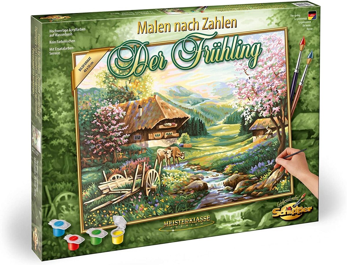 Современные раскраски по номерам. Фирма Schipper