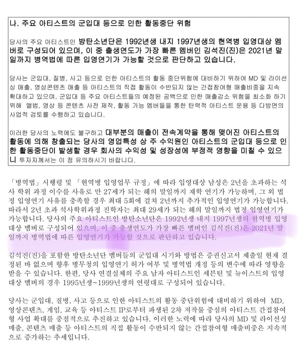 Официальное заявление  bighit.