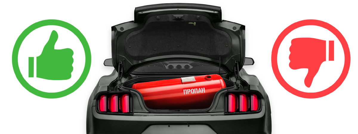 Что изменится в авто при установке ГБО? 

В конструкции машины практически ничего не изменится. Единственное изменение – в топливную магистраль вставят электромагнитный клапан для того, чтобы подача бензина была полностью ограничена. При установке баллона для газа автомобиль может продолжить ездить 2-х видах топлива.

Виды баллонов ГБО


Существует несколько поколений газового оборудования, большая часть которых в основе состоят из электрической и механической части. Особую важность имеет баллон: от него зависит какой вид топливного газа будет использован. Всего встречается два вида:

ГБО на метане. Устанавливают баллон в форме цилиндра, в котором газ находится под большим давлением в 200А;
ГБО на пропане-бутане. Максимальное давление 15А за счет того, что газ в нем сжиженный.
Чаще всего владельцы транспортных средств устанавливают на автомобиль баллон для езды на пропане за счет большей безопасности данного газового оборудования. При этом выбирают баллон максимального размера, который помещается в место для запасного колеса. Особое внимание уделяют форсункам, от которых зависит качество работы газового оборудования.

Плюсы и минусы
Газобалонное оборудование для автомобиля имеет ряд преимуществ и отрицательных сторон для машины. Каждое из них стоит учесть при принятии решения.

Плюсы установки газового оборудования на авто:

Экономия на заправке машины;
Увеличивается срок эксплуатации свечей;
Облегчается работа двигателя;
Отсутствует вероятность детонации;
Уменьшается износ мотора;
Меньше сгорает масло в автомобиле;
Снижается уровень вредного выброса в атмосферу.
Минусы ГБО на авто:

Утяжеляет автомобиль примерно на 30кг в зависимости от баллона;
Потеря гарантии на системы авто при ее наличии;
Необходимость регулярно заменять газовый фильтр и диафрагмы в редукторе;
Заправка газа возможна далеко не на каждой АЗС;
Необходимость документально оформить установку газового оборудования на автомобиль.
Источник: https://localrepair.ru/blog/ustanovka-gazovogo-oborudovaniya-gbo-na-avtomobil-ceny-plyusy-i-minusy