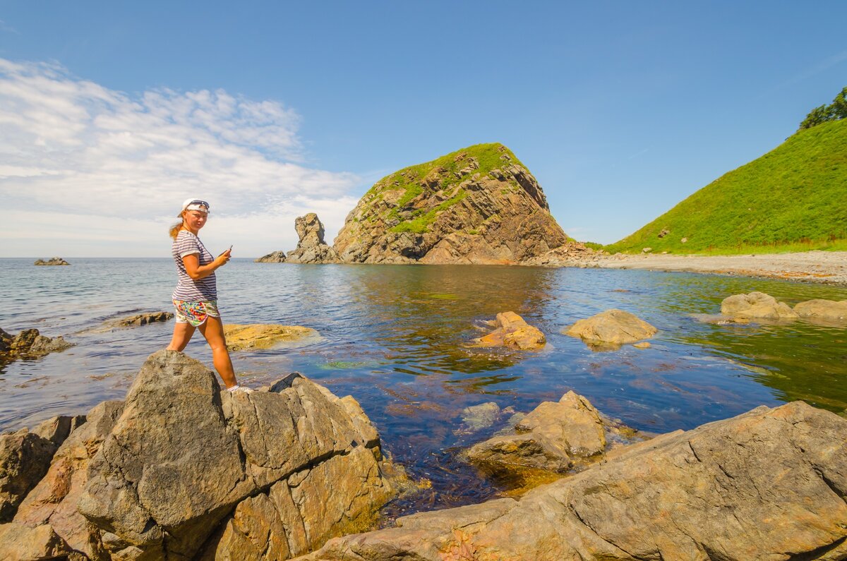 На берегу Японского моря...