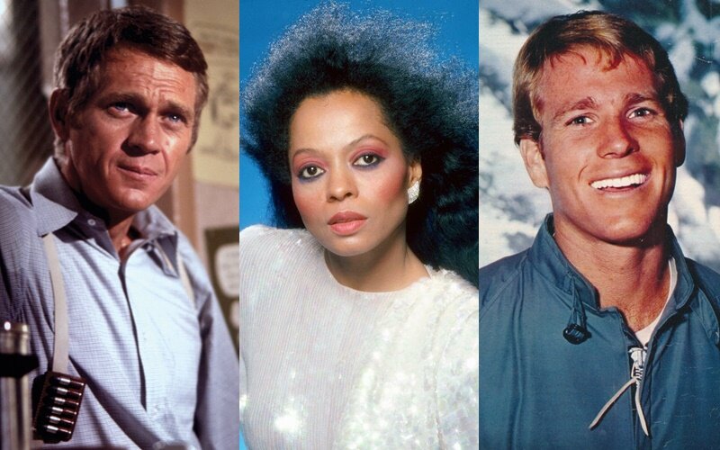 Стив МакКуин, Дайана Росс и Райан О'Нил