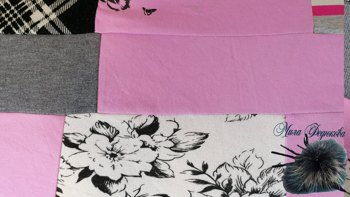 Одеяло из старых футболок